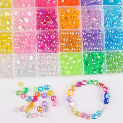 1 Box Arylic Letter Beads