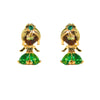 1 Pair Basic Cartoon Character Star Inlay Brass Zircon Ear Studs