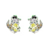 1 Pair Basic Cartoon Character Star Inlay Brass Zircon Ear Studs