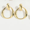 1 Pair Basic Classic Style Bow Knot Copper 14K Gold Plated Drop Earrings