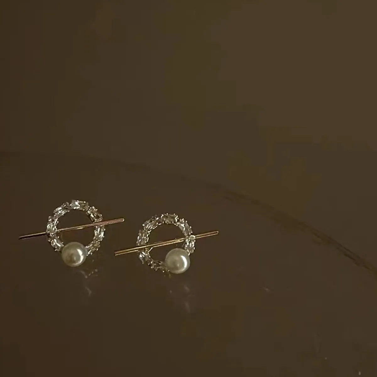 1 Pair Basic Classic Style Geometric Plating Alloy Ear Studs