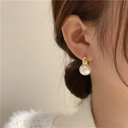 1 Pair Basic Geometric Plating Metal Earrings