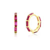 1 Pair Basic Modern Style Classic Style Geometric Circle Inlay Copper Zircon Hoop Earrings