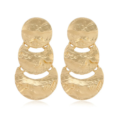 1 Pair Basic Modern Style Classic Style Geometric Round Plating Alloy Ear Cuffs