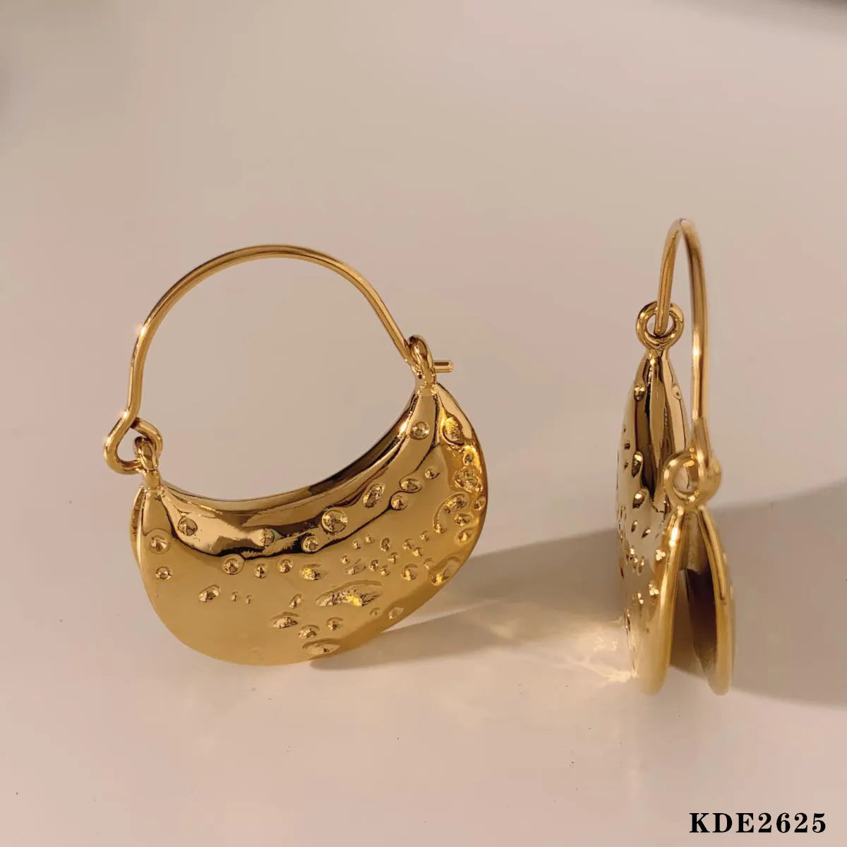 1 Pair Basic Modern Style Classic Style Geometric Solid Color 304 Stainless Steel No Inlaid 16K Gold Plated White Gold Plated Gold Plated Earrings