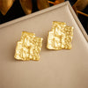 1 Pair Basic Modern Style Classic Style Irregular Irregular 304 Stainless Steel 18K Gold Plated Ear Studs