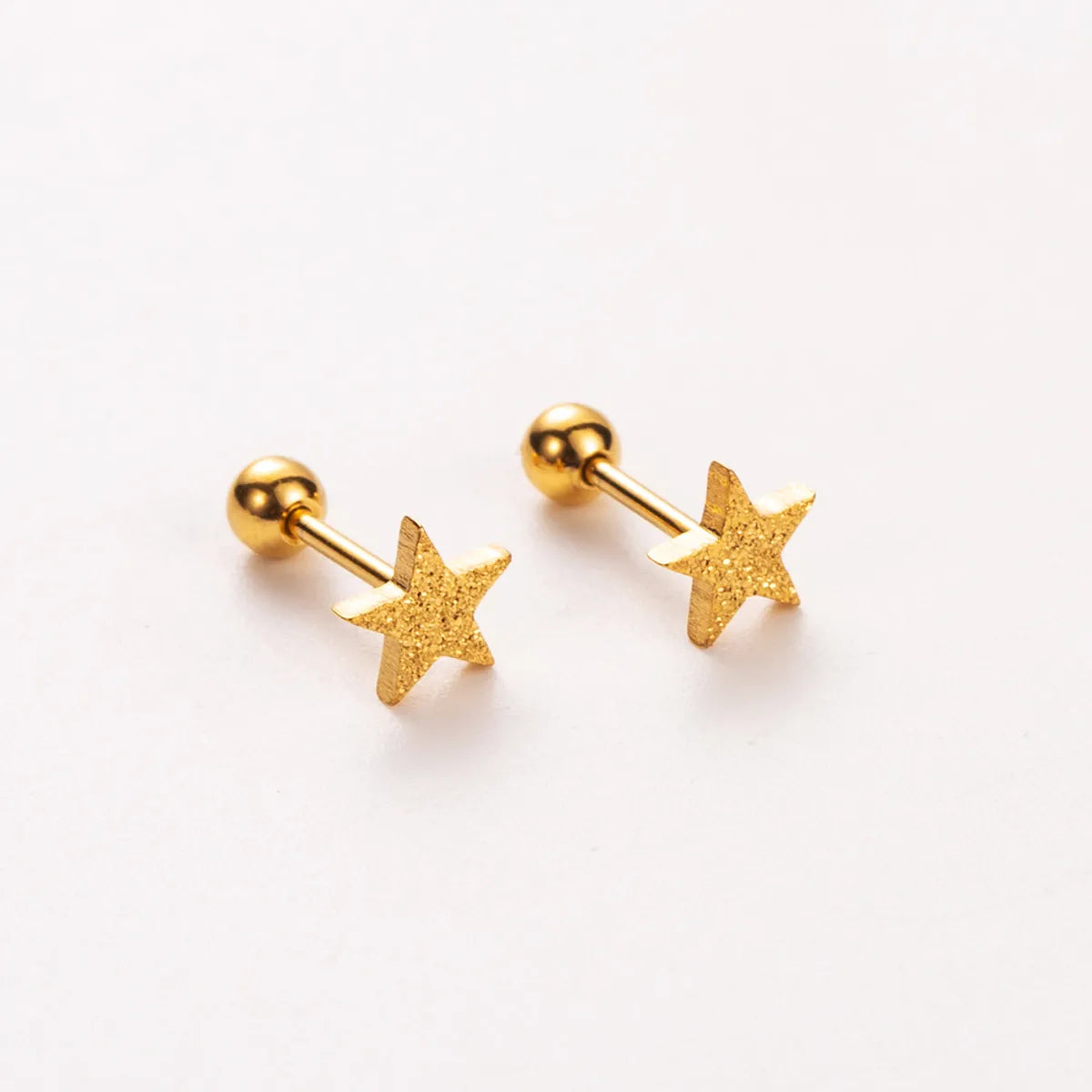 1 Pair Basic Modern Style Simple Style Letter Heart Shape Wings 304 Stainless Steel 14K Gold Plated Ear Studs