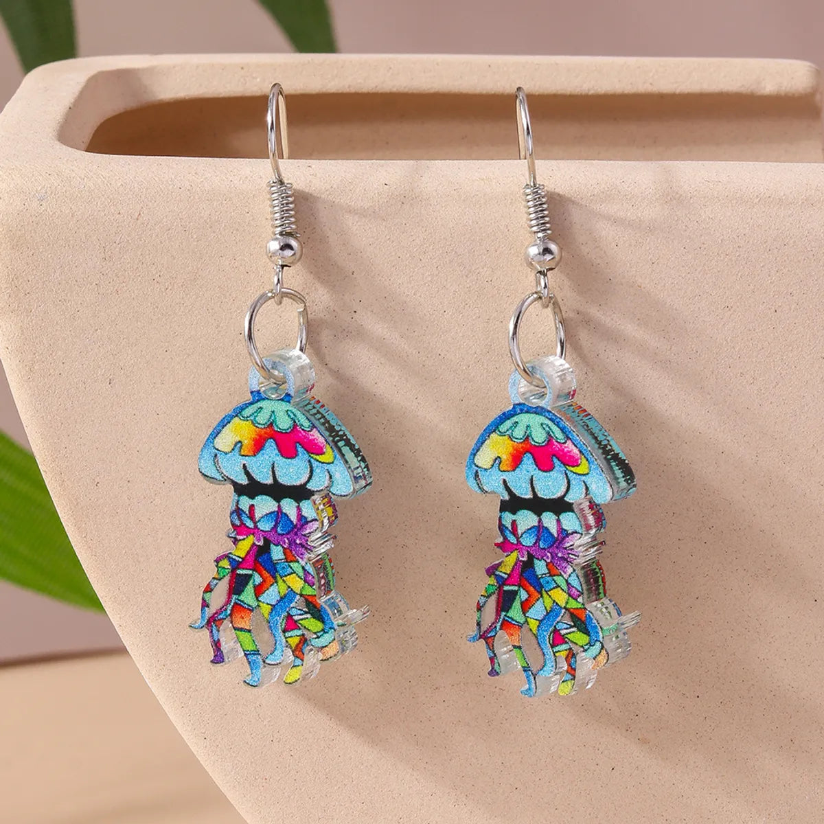 1 Pair Beach Octopus Zinc Alloy Drop Earrings