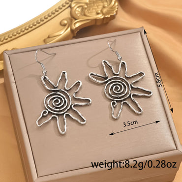 1 Pair Bohemian Commute Irregular Zinc Alloy Drop Earrings