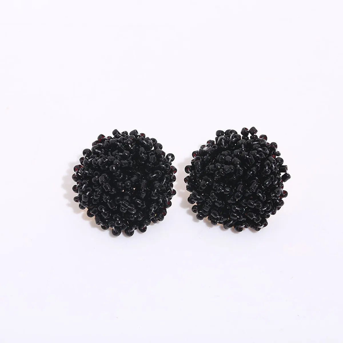 1 Pair Bohemian Geometric Beaded Alloy Earrings