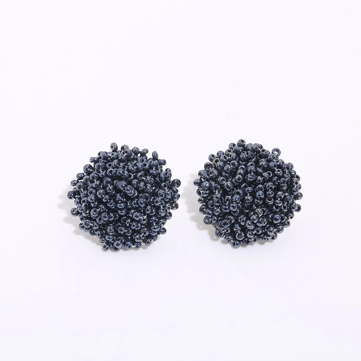 1 Pair Bohemian Geometric Beaded Alloy Earrings