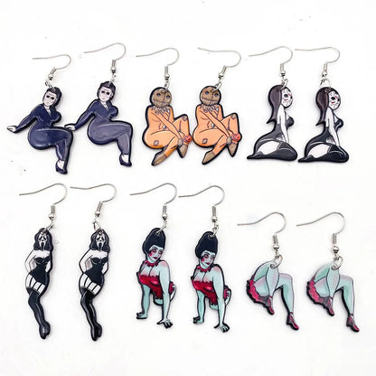 1 Pair Cartoon Style Cartoon Character Arylic Drop Earrings