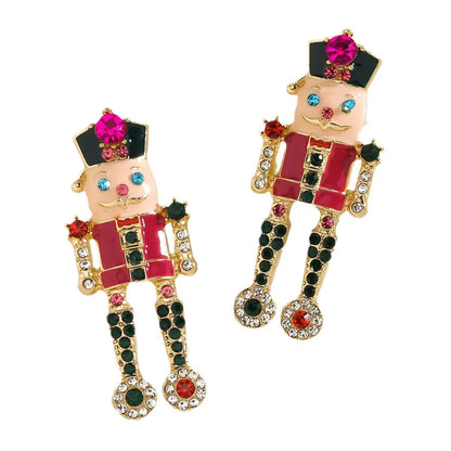 1 Pair Cartoon Style Cartoon Character Zinc Alloy Drop Earrings