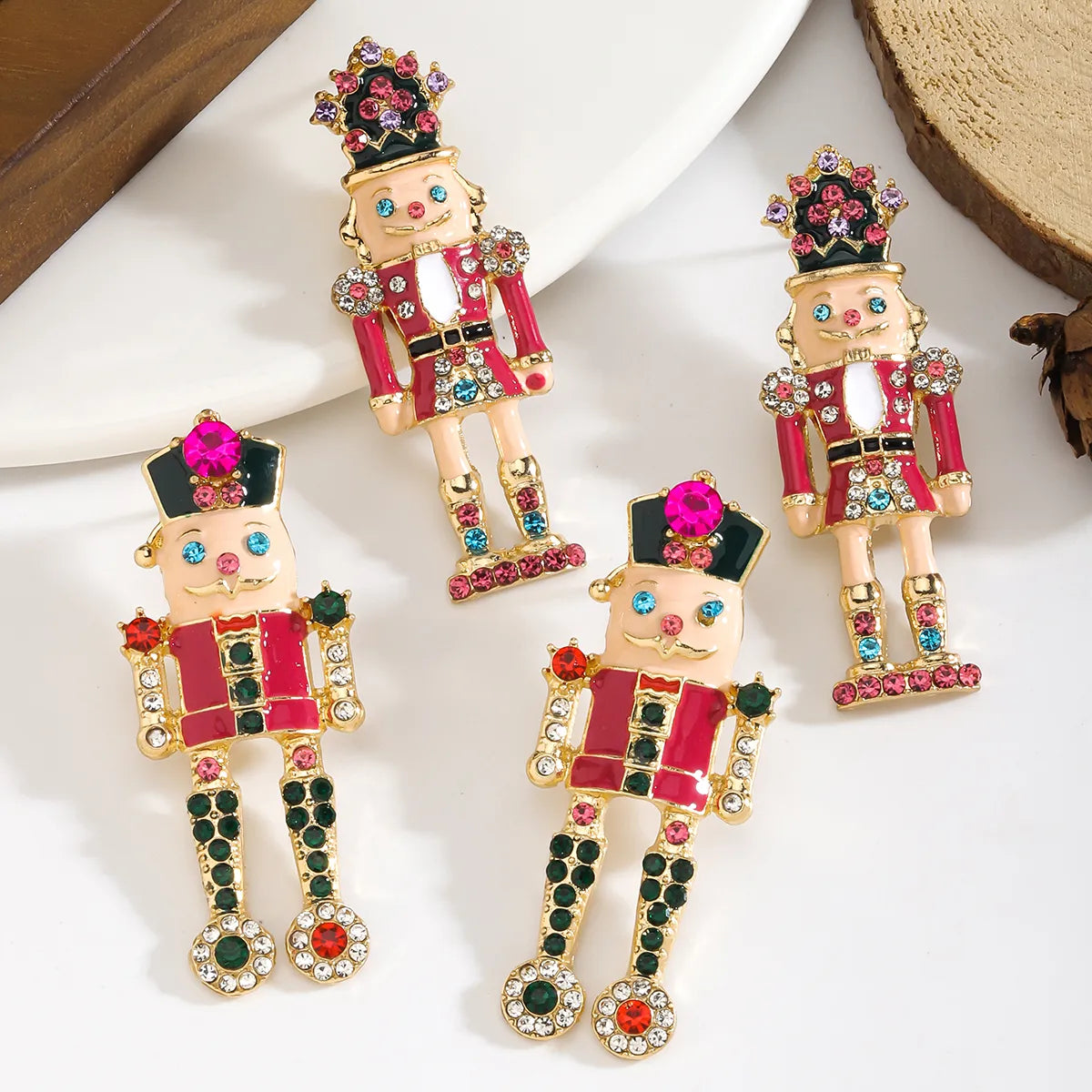 1 Pair Cartoon Style Cartoon Character Zinc Alloy Drop Earrings