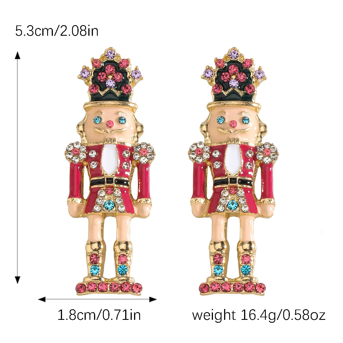 1 Pair Cartoon Style Cartoon Character Zinc Alloy Drop Earrings