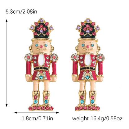 1 Pair Cartoon Style Cartoon Character Zinc Alloy Drop Earrings