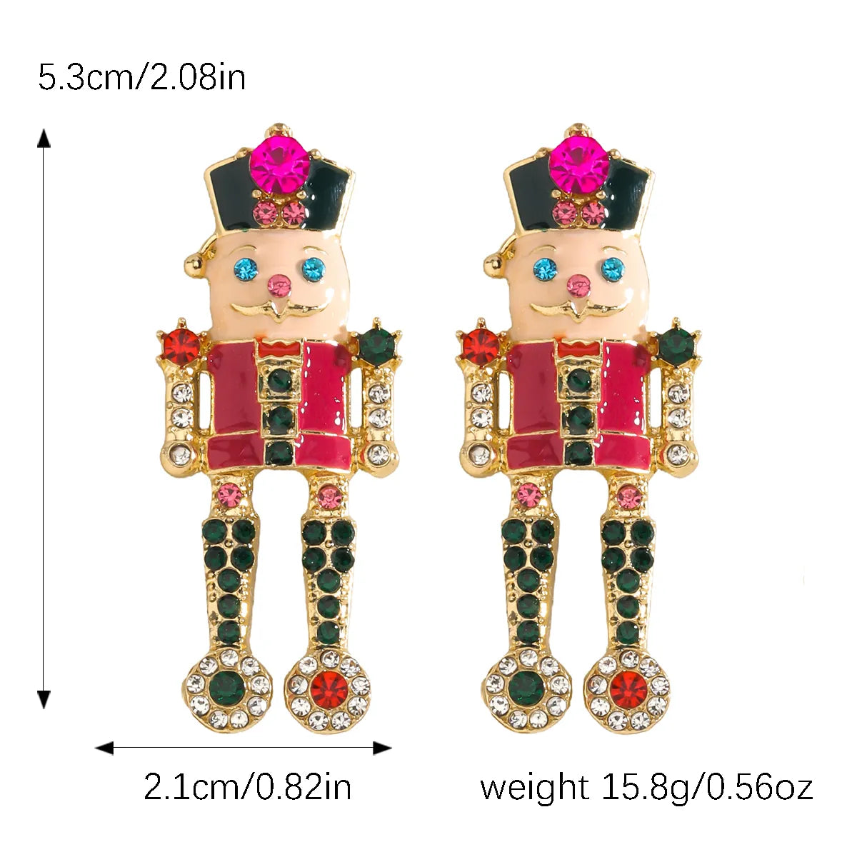 1 Pair Cartoon Style Cartoon Character Zinc Alloy Drop Earrings