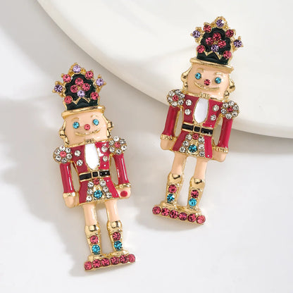 1 Pair Cartoon Style Cartoon Character Zinc Alloy Drop Earrings