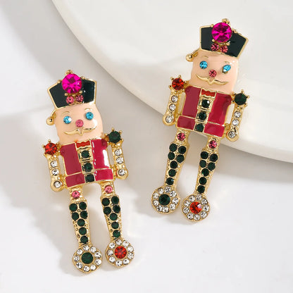 1 Pair Cartoon Style Cartoon Character Zinc Alloy Drop Earrings