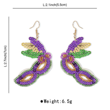 1 Pair Cartoon Style Cartoon Seed Bead Drop Earrings