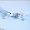 1 Pair Cartoon Style Dog Dinosaur Whale Enamel Alloy Ear Studs