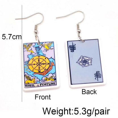 1 Pair Cartoon Style Exaggerated Cartoon Character Arylic Drop Earrings