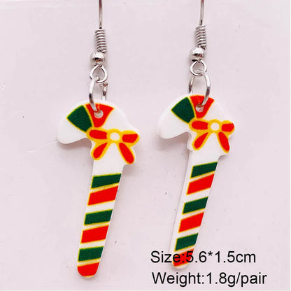 1 Pair Cartoon Style Geometric Cartoon Character Arylic Drop Earrings