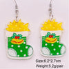 1 Pair Cartoon Style Geometric Cartoon Character Arylic Drop Earrings