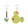 1 Pair Cartoon Style Pencil Resin Handmade Women'S Drop Earrings