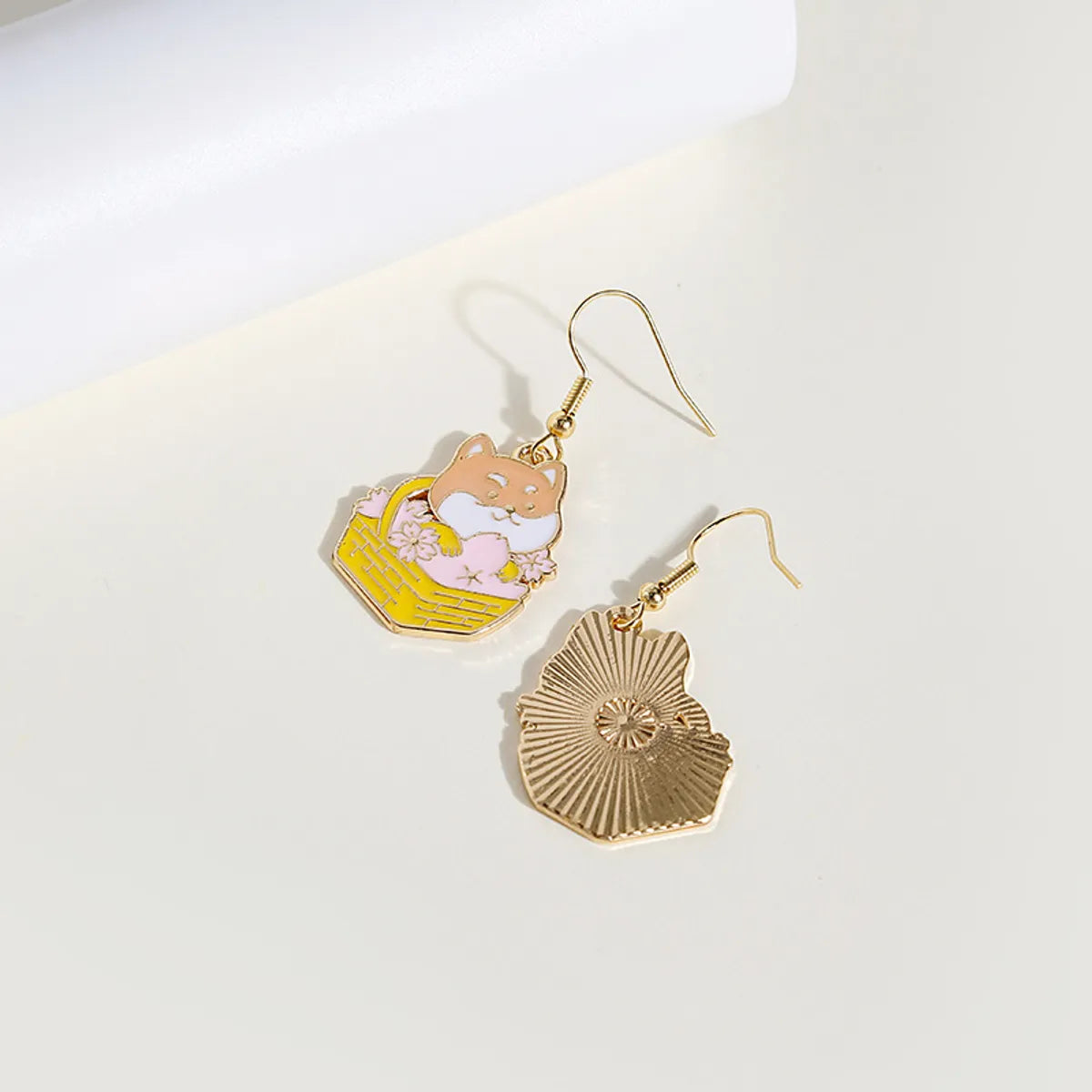 1 Pair Cartoon Style Rabbit Dog Alloy Women'S Earrings