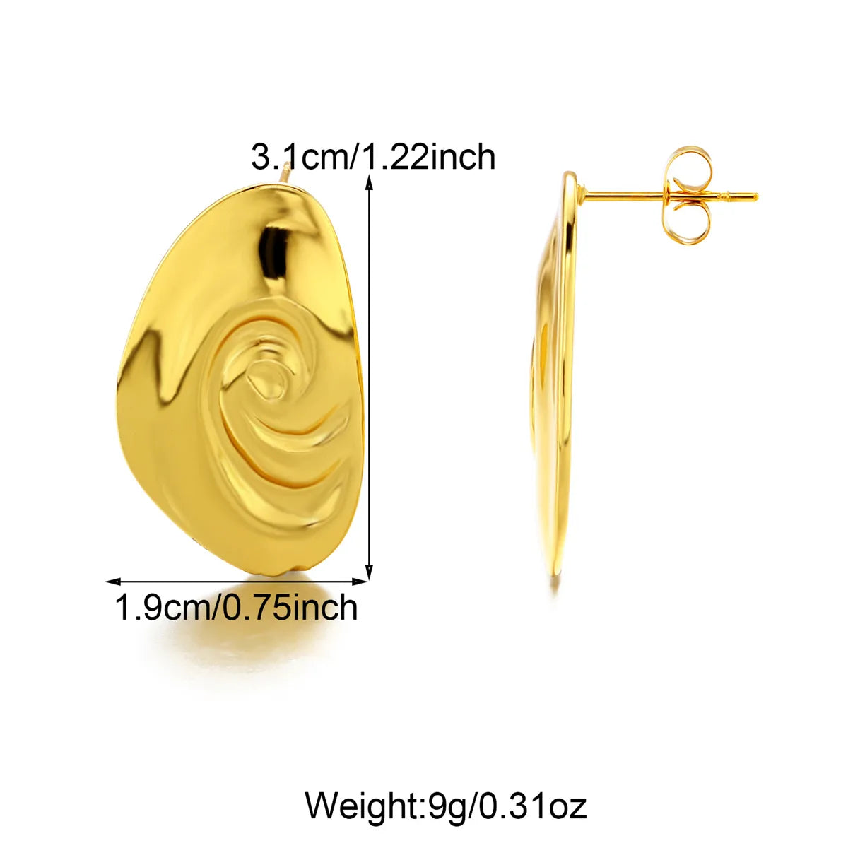 1 Pair Casual Bow Knot 304 Stainless Steel Artificial Pearls 18K Gold Plated Drop Earrings