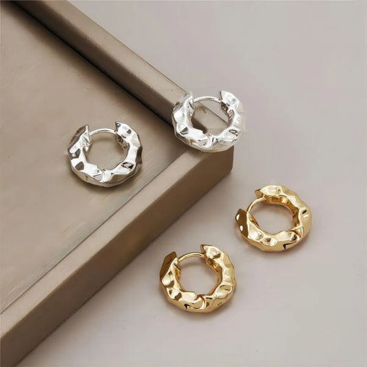 1 Pair Casual Commute Circle Plating Copper 18k Gold Plated Earrings