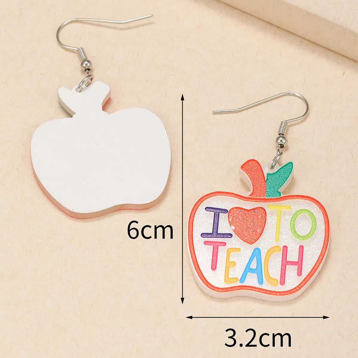 1 Pair Casual Cute Fruit Arylic Drop Earrings