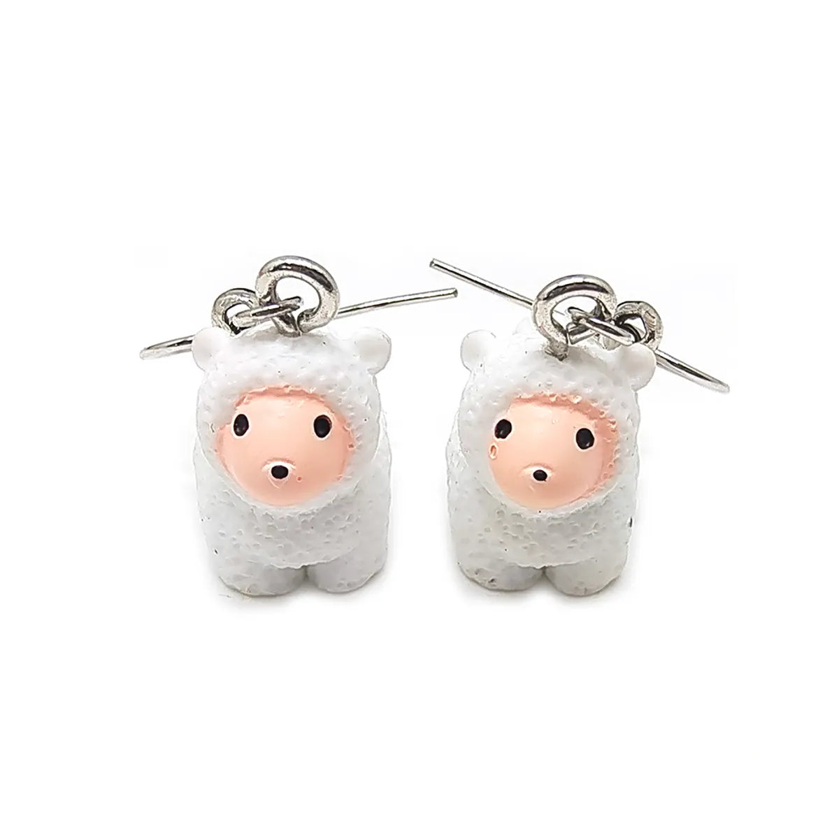 1 Pair Casual Cute Simple Style Animal Fox Frog Alloy Resin