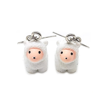 1 Pair Casual Cute Simple Style Animal Fox Frog Alloy Resin