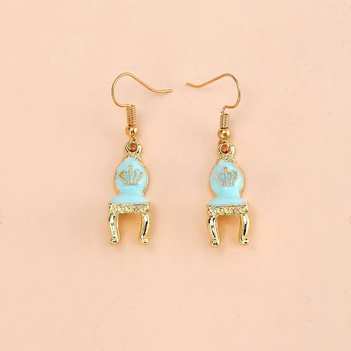 1 Pair Casual Cute Simple Style Seat Alloy Drop Earrings