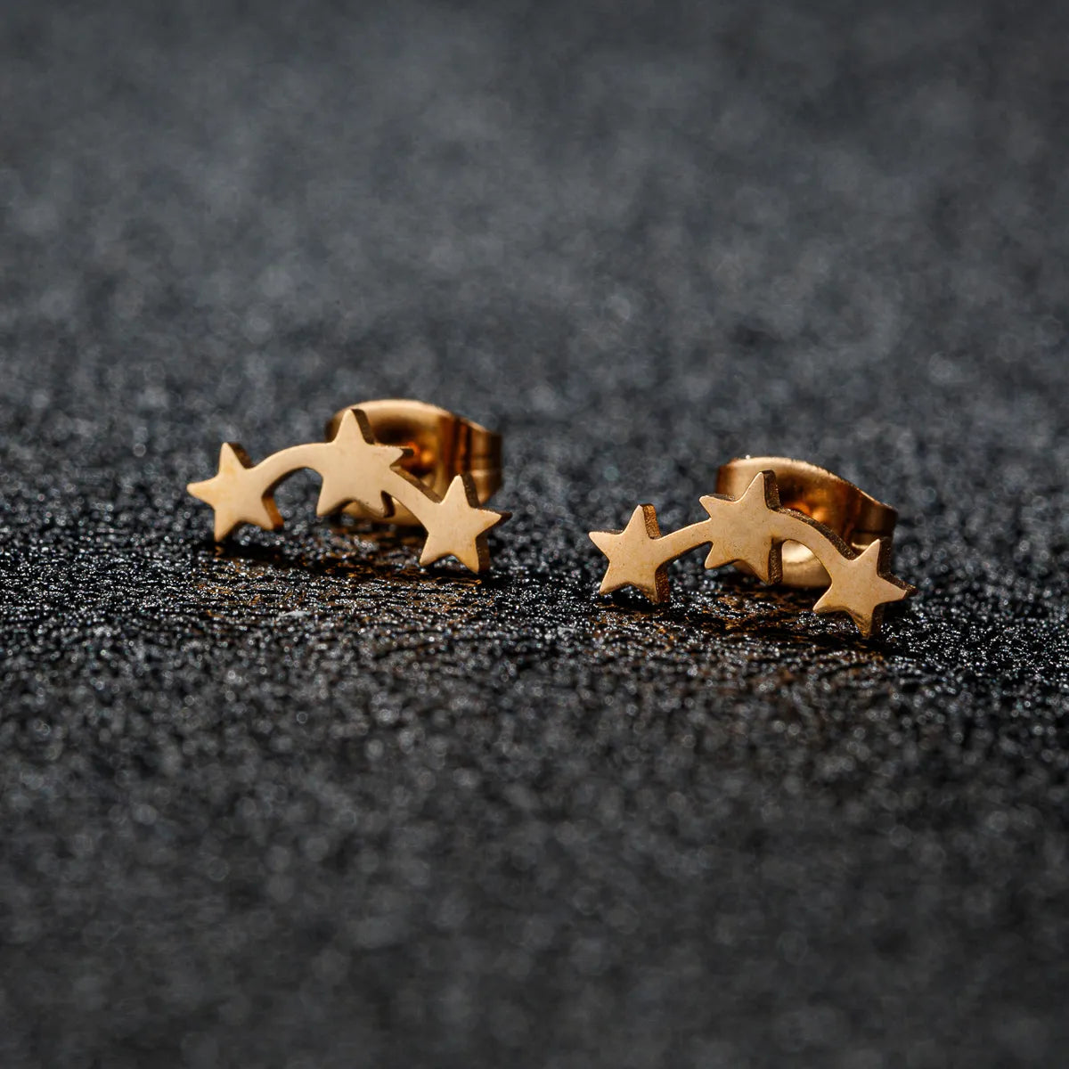 1 Pair Casual Cute Sweet Animal Irregular Polishing Plating 304 Stainless Steel 18K Gold Plated Ear Studs