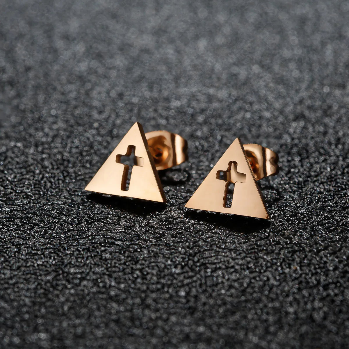 1 Pair Casual Cute Sweet Animal Irregular Polishing Plating 304 Stainless Steel 18K Gold Plated Ear Studs