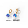 1 Pair Casual Cute Sweet Round Plating Copper Drop Earrings