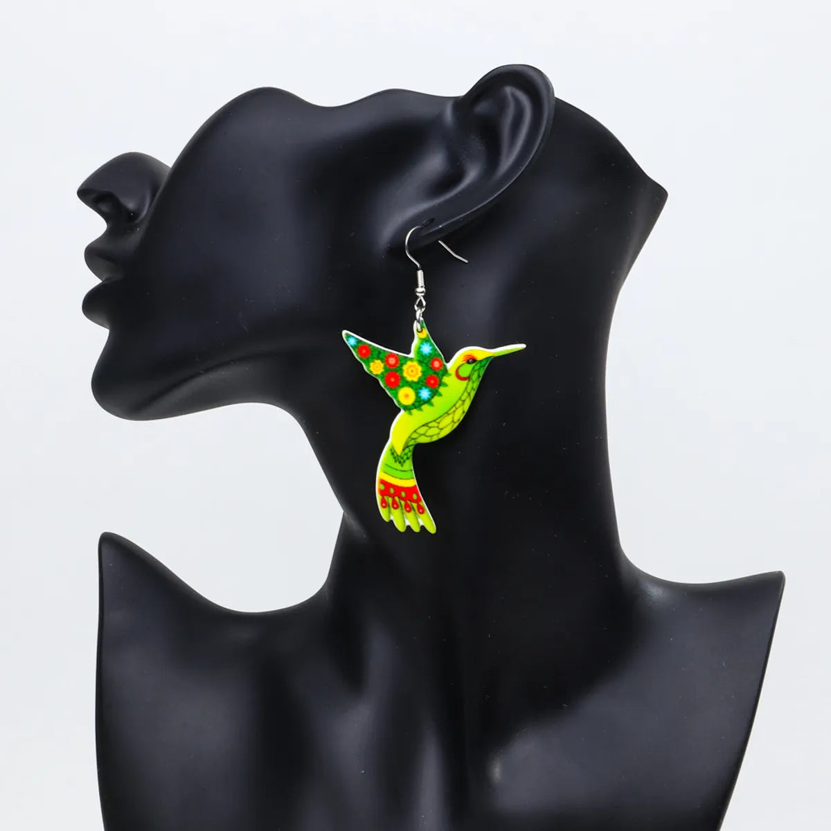 1 Pair Casual Elegant Bird Arylic Drop Earrings