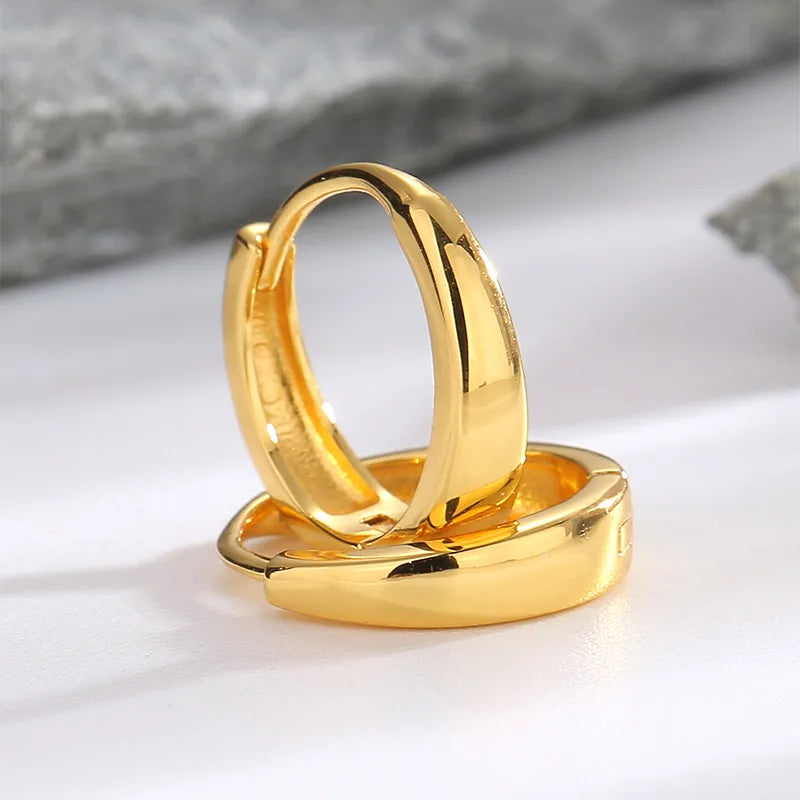 1 Pair Casual Elegant Commute Heart Shape Plating Inlay Sterling Silver Zircon Obsidian 18k Gold Plated Ear Studs