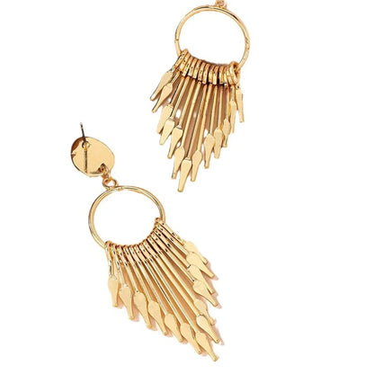 1 Pair Casual Elegant Geometric Plating Alloy Drop Earrings