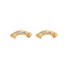 1 Pair Casual Elegant Simple Style Geometric Inlay Copper Alloy Zircon Ear Studs