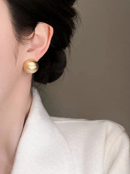 1 Pair Casual Elegant Solid Color Imitation Pearl Ear Studs