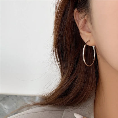 1 Pair Casual Elegant Vacation Solid Color Plating Stainless Steel White Gold Plated Gold Plated Earrings