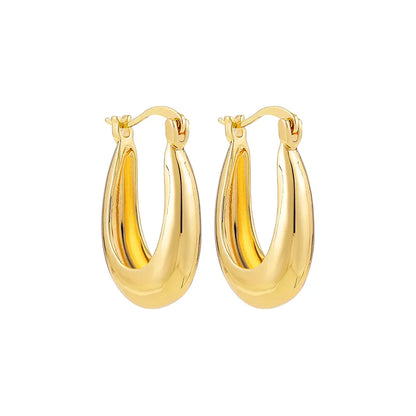 1 Pair Casual Lady Geometric Plating Alloy Earrings