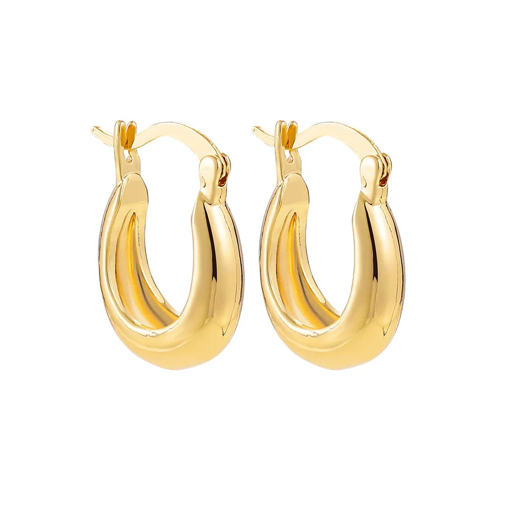 1 Pair Casual Lady Geometric Plating Alloy Earrings