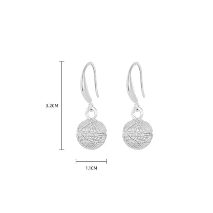 1 Pair Casual Modern Style Classic Style Basketball Plating Copper Drop Earrings