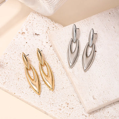 1 Pair Casual Modern Style Classic Style Water Droplets Alloy Zinc Drop Earrings