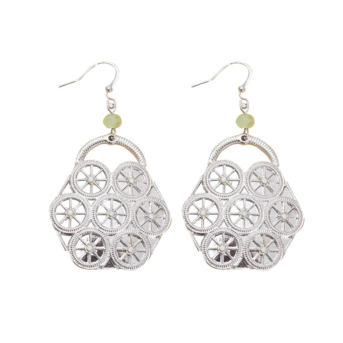 1 Pair Casual Simple Style Bag Alloy Drop Earrings